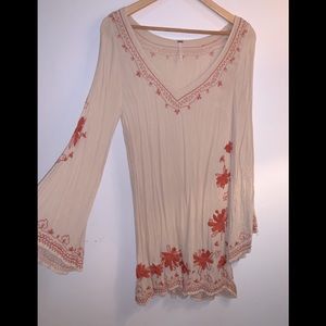 Free People bell sleeve dress